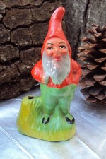 Gartenzwerg Alt 15cm groß auch als Räuchermann zu benutzten Top Zustand