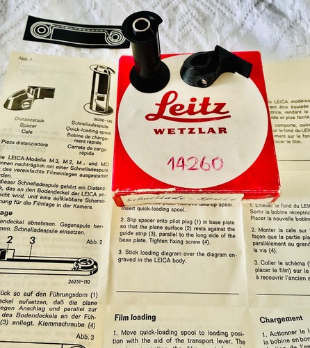Leitz leica schnelladespule - leica,