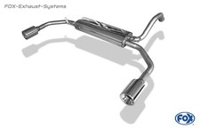  Duplex Sportauspuff Peugeot 107 1x90mm rund mit Abs.