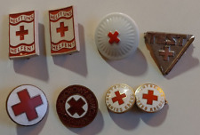 Rote Rotes Kreuz   8 x Anstecker,Buttom,Pin