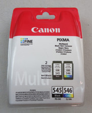 2 Canon PG-545  CL-546 TR4550,TS205,TS305,TS3150,TS3350,MG3050,MG2450,MG2550