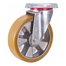 Schwerlast Lenkrolle Wicke Topthane® Polyurethan verstärkt Ø 200 x 50 mm