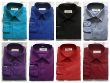 Kinder Hemd Jungen langarm klassisch uni Kinderhemd Jungenhemd 80-182