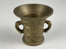 Bronze Figur Mörser 7 cm -