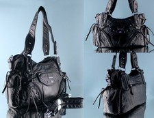 Damen Handtasche Nieten Tasche