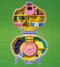 Polly Pocket Mini Dazzling Dog Bluebird 1993 Hundesalon Lila Tier Sammeln 90er 