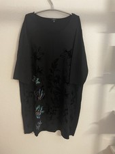 Yesta Damen Kleid Schwarz Größe 58/60
