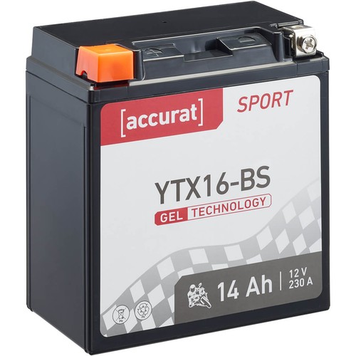 Motorradbatterie ytx16 gel - motorradbatterie,