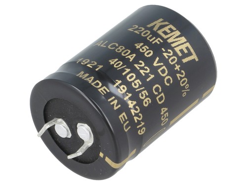 Kemet alc80a221eb500 elko - alc80a221eb500,