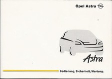 OPEL   ASTRA  G Betriebsanleitung 1999 Bedienungsanleitung Handbuch  BA