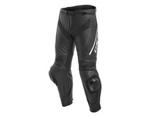 DAINESE Delta 3 Motorrad-Ledehose Leather Pants Black