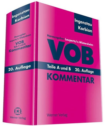 Vob kommentar teil und - vob-kommentar,