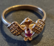 585 583 Rotgold 14K Gold Ring