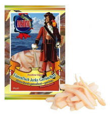 Tintenfisch jerky geräuchert - tintenfisch,