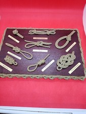 Marine Knotentafel. Nautische