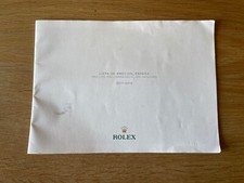 Preisliste Spanien ROLEX Price