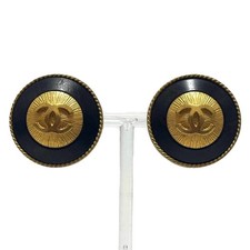 CHANEL 94P Runde Ohrringe Coco