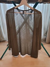 dünne Strickjacke Cardigan grün H&M Gr. S 36