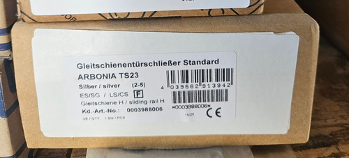 Obentürschließer