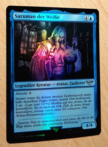 Mtg magic foil saruman - magic:,