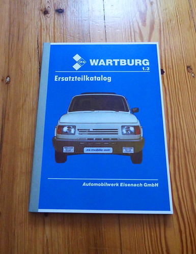 Wartburg ersatzteilkatalog - wartburg,