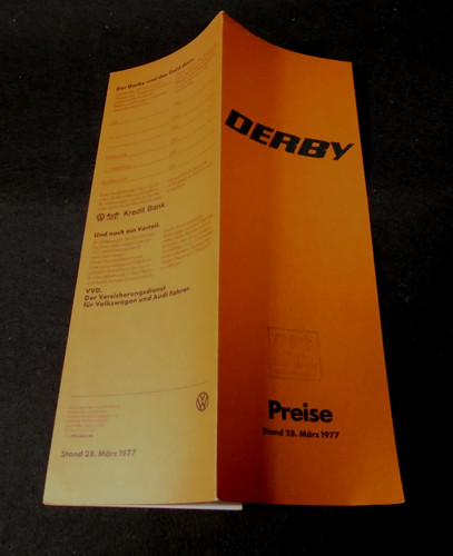 Prospekt preisliste derby - prospekt,