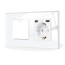 Lichtschalter USB Steckdose