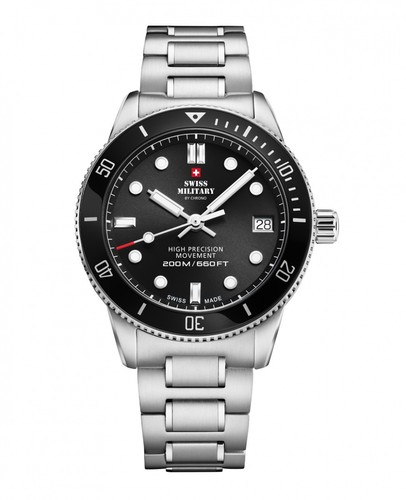 Swiss military chrono - by,