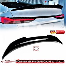 Für BMW 2er F44 Gran Coupe 2019 -23 Glanz Schwarz Heckspoiler Heckflügel Spoiler