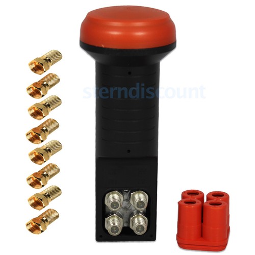 Premium quad lnb - ax, black