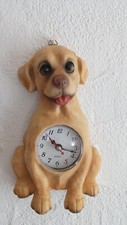 tolle wanduhr als Hund  Quarz 21 x 12,5  cm Neu ovp