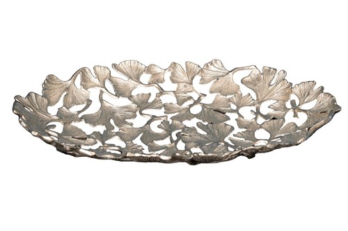 Dekoschale silber aus metall - dekoschale,