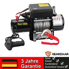 Elektrische Seilwinde 13000LBS 4500W；4,5 kW 12V mit Stahlseil Funk Motorwinde