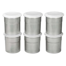 Pacojet 6er-Set Chromstahl