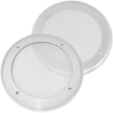 1 Paar DIN-130 Lautsprecher-Universalabdeckung Abdeckung Gitter weiß