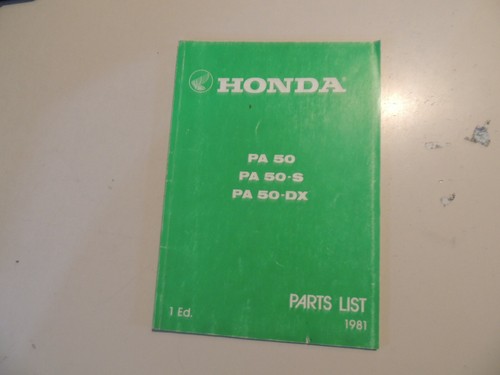 1981 parts list - 1981,