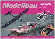 Graupner RC-Modellbau 1992 Vintage Katalog "Mini-K 92" Modelle + Preisliste 5/93
