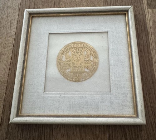 Bild mit rahmen - mit, gedenkmedaille