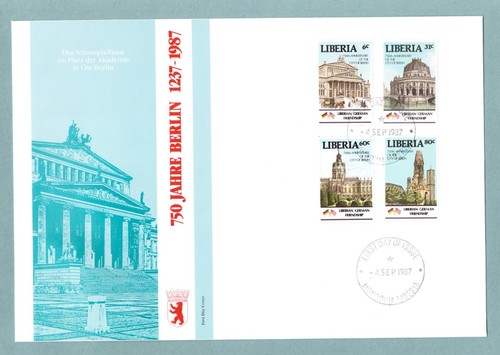 Liberia fdc grossformat das - fdc,