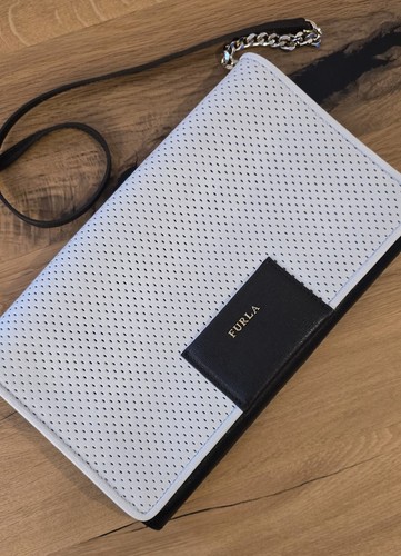 Furla leather clutch