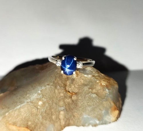 Natürlicher blauer stern - natürlicher,