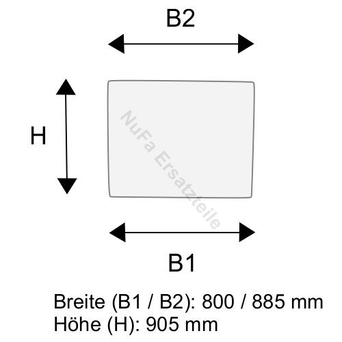 Frontscheibe für linde h12 - für,