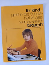 Flötotto Pagholz Stuhl Tisch Form Sitz Reklame Prospekt 70er Rarität Sammler MCD