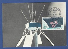 Maximumkarte Frankreich 1966