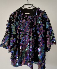 Paillettenshirt, Kurzarm