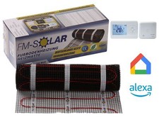 Elektrische Fußbodenheizung 200W elektro Bodenheizung Set elektrisch Fliese Bad