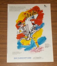 Seltene Werbung Das Clubschiff AIDA Der neue Ferienclub auf See Kreuzfahrt 1996