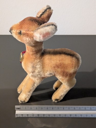 Vintage teddy hermann - vintage, rehkitz