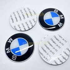 4x 65mm Für BMW Auto Silikon Logo Nabenkappen Felgen Emblem Radkappen Aufkleber