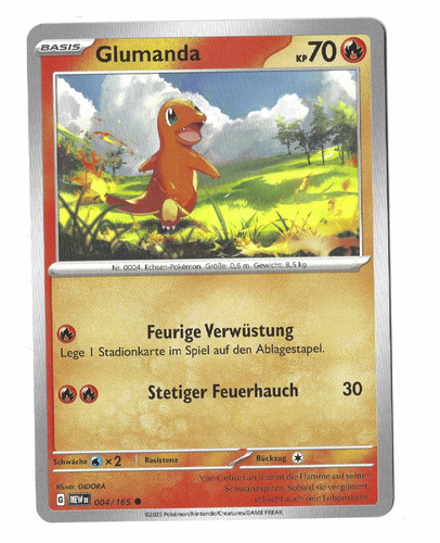 Pokemon tcg glumanda mew - tcg, 004